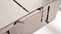 Foldable Barbecue Stand - Portable, Durable Stainless Steel Standing BBQ Grill, with Foldable Tray and Handle, Folds Small and Flat