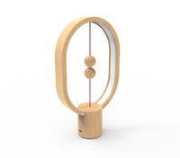 Heng Balance Lamp Ellipse Battery Mini USB-C; LIGHT WOOD