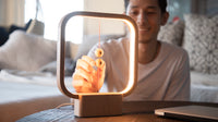Heng Balance Lamp Square Battery; LIGHT WOOD