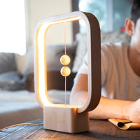 Heng Balance Lamp Square Battery; LIGHT WOOD