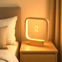 Heng Balance Lamp Square Battery; LIGHT WOOD