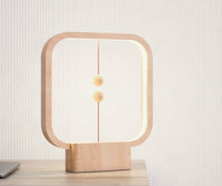 Heng Balance Lamp Square Battery; LIGHT WOOD