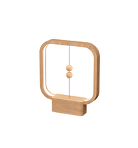 Heng Balance Lamp Square Battery; LIGHT WOOD