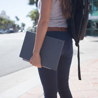 Levit8 - A Flat-Folding Portable Origami Standing Desk, Laptop Riser