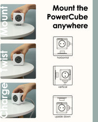 Allocacoc PowerCube® Extended USB Surge 10ft.