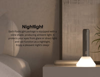Allocacoc® Flashlight - Nightlight Recharge Portable, Modular Designed Multi-function Flash Light USB-C