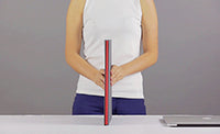 Levit8 - A Flat-Folding Portable Origami Standing Desk, Laptop Riser